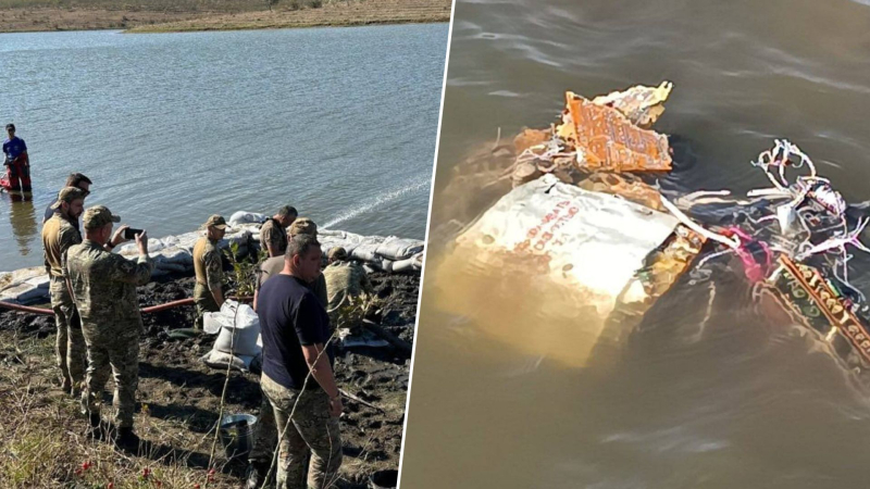 Se encontraron fragmentos de cohete en un lago en Moldavia