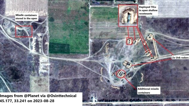 Imágenes de satélite de la defensa aérea rusa Triumph en Eupatoria, que fue atacada por las Fuerzas Armadas de Ucrania, han aparecido