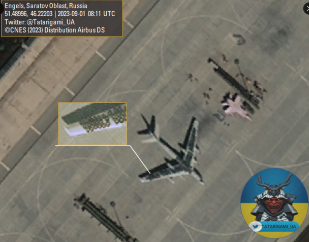  Los rusos protegen a los bombarderos Tu-95 de los ataques con aviones no tripulados con neumáticos de coche - foto