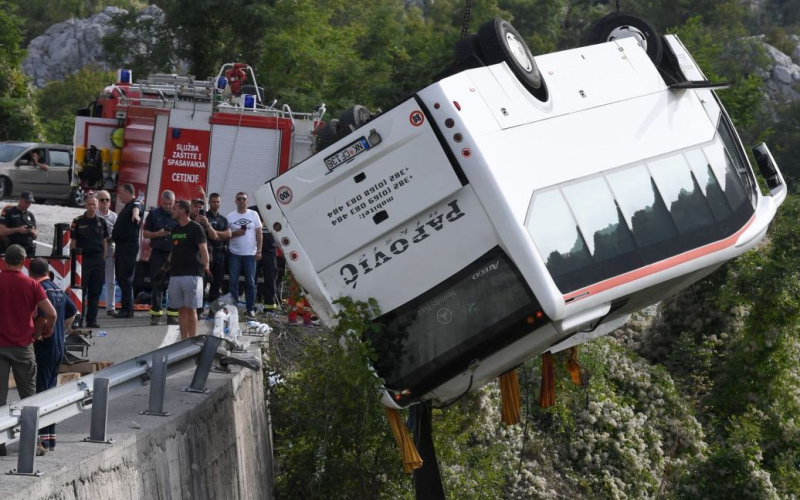 Ucranianos estuvieron implicados en un accidente mortal en un autobús en Montenegro: detalles, fotos