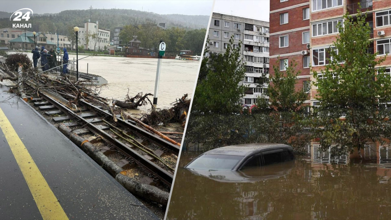 Miles de rusos sin electricidad ni automóviles - bajo el agua: un poderoso tifón azotó Sakhalin