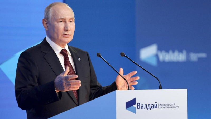 Espectáculo para Occidente : cómo Putin admitió su propia humillación durante un discurso en Valdai