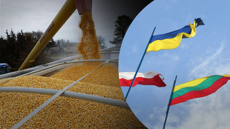 El control del grano ucraniano pasó del poder polaco frontera hasta el puerto de Klaipeda