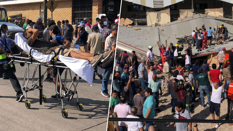 En México, el techo de una iglesia se derrumbó durante una ceremonia de bautismo: muchos muertos y heridos