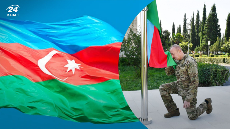 Aliyev izó la bandera de Azerbaiyán en la capital de Nagorno-Karabaj