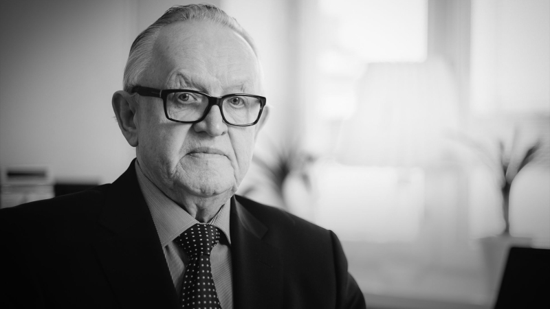 El ex presidente de Ha muerto Finlandia y el premio Nobel de la Paz: Martti Ahtisaari