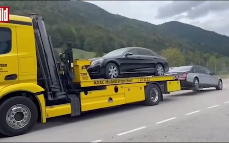 Se transportan en Alemania confiscó los coches del amigo de Putin: vídeo