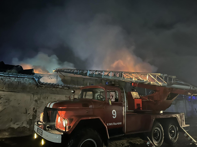 Incendio a gran escala en la región de Vinnytsia: el incendio se extendió a un área de 800 metros cuadrados