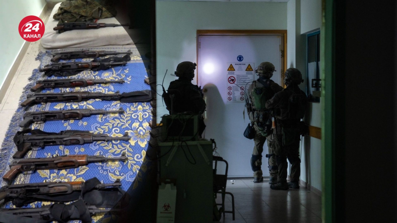 Rifles, granadas y Centro de mando de Hamas: las FDI anunciaron hallazgos en un hospital de Gaza