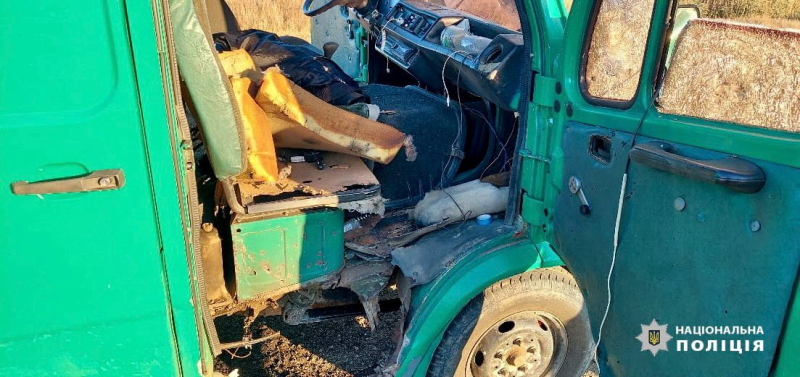 Quería robar. En la región de Odessa, un autoestopista hizo estallar una granada en un automóvil, había una persona herida