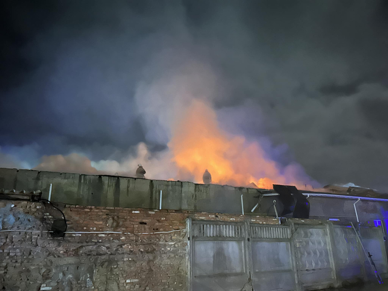 Incendio a gran escala en la región de Vinnytsia: el incendio se extendió a una superficie de 800 m2