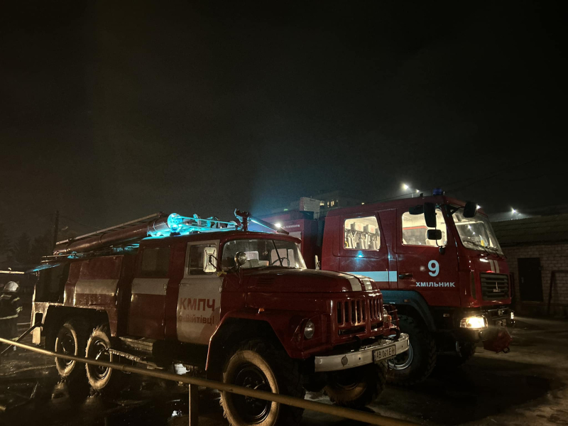 Incendio a gran escala en la región de Vinnytsia: el incendio se extendió en un área de 800 metros cuadrados. m