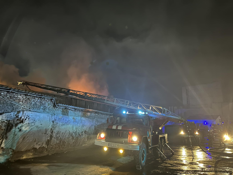Incendio a gran escala en la región de Vinnytsia: el incendio se extendió a un área de 800 metros cuadrados