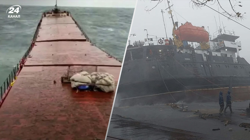 Salió de Odessa y se partió por la mitad: el granelero Pallada se estrelló cerca de Turquía