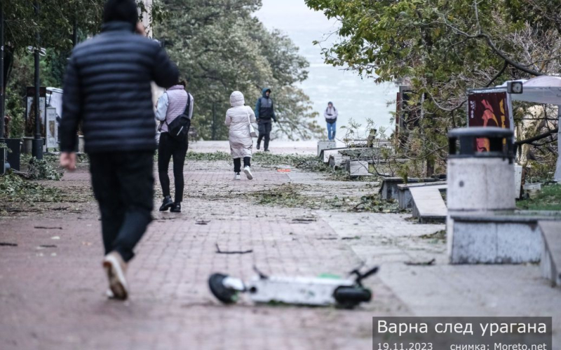 Fuerte tormenta en Bulgaria: dos personas murieron y decenas de miles se quedaron sin electricidad (foto)