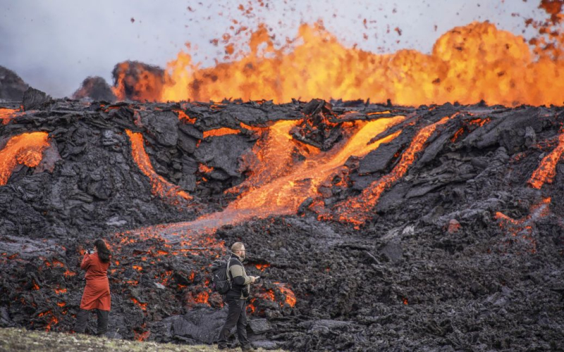 En Islandia para Se registraron alrededor de 1.400 terremotos por día