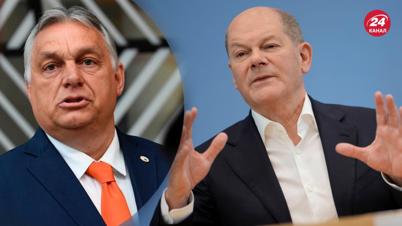 Fui a tomar un café , - Scholz explicó adónde fue Orban durante la votación en Ucrania