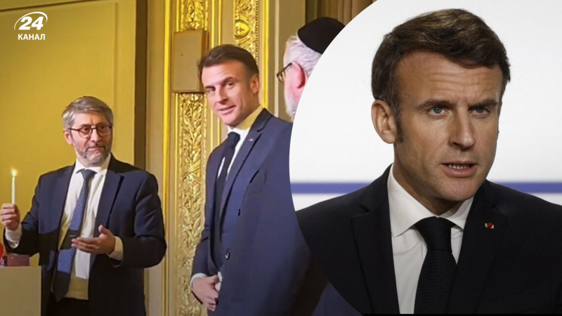 Debido a la participación en Una ceremonia judía: Macron fue acusado de traición a Francia