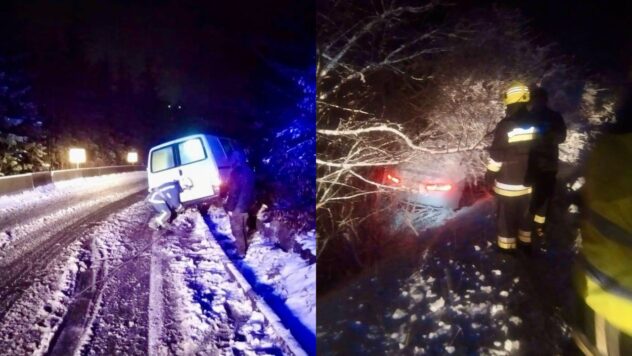 En la región de Ivano-Frankivsk, debido al mal tiempo, el tráfico en algunas carreteras está limitado. Servicio Estatal de Emergencia