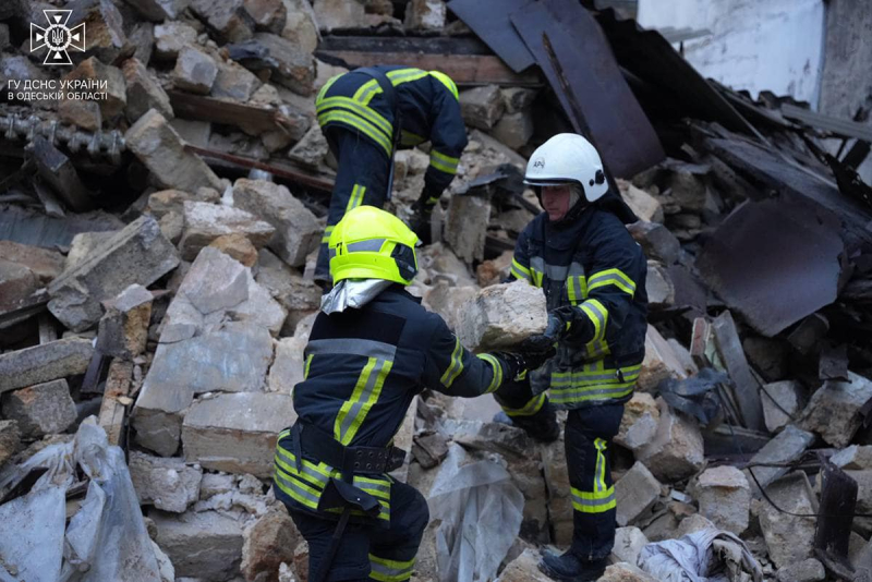 Del tercer al primer piso: una casa se derrumbó en el centro de Odessa en la ciudad center