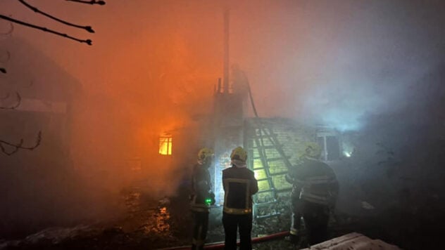 Incendio de 400 metros cuadrados: las autoridades de Kiev mostraron las consecuencias del ataque a la ciudad 