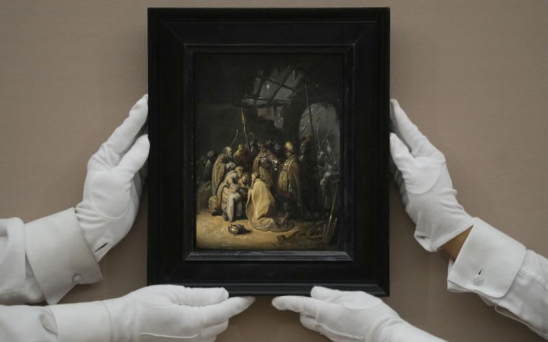 El cuadro de Rembrandt, atribuido a su alumno, se vendió por 13,8 millones de dólares