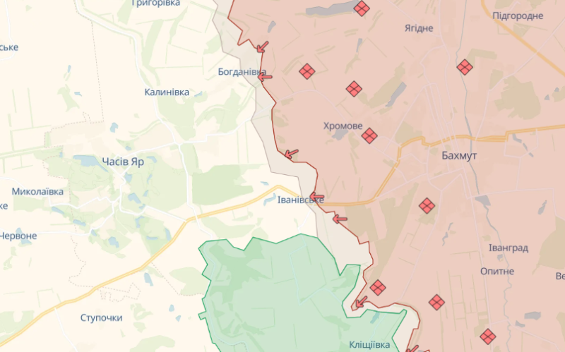 La Federación Rusa está intentando capturar Ivanovskoye y Bogdanovka en dirección a Bakhmut: OSUV Khortytsia