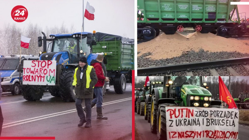 Hay notas de propaganda: ¿hay alguna? No hay ninguna lógica en las protestas polacas en la frontera