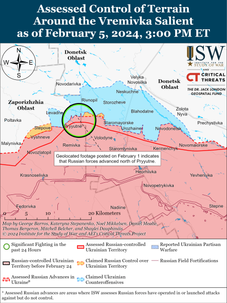 Mapa de operaciones militares el 6 de febrero de 2024: la situación en el frente