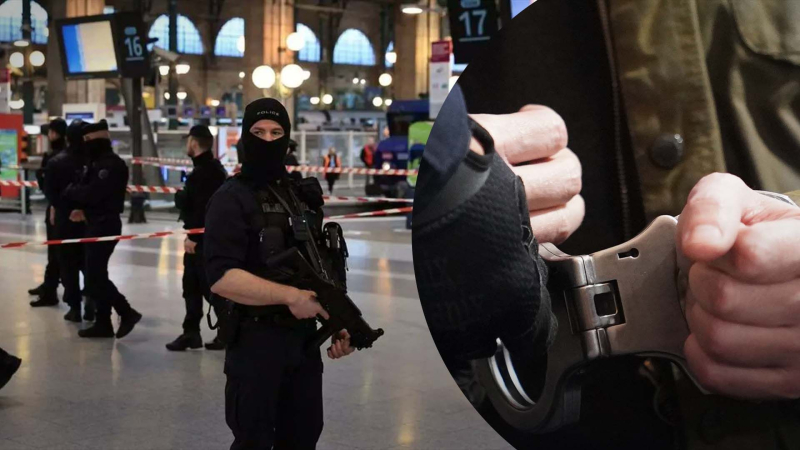 En la estación de tren En París un hombre atacó con un cuchillo a personas: varias personas resultaron heridas