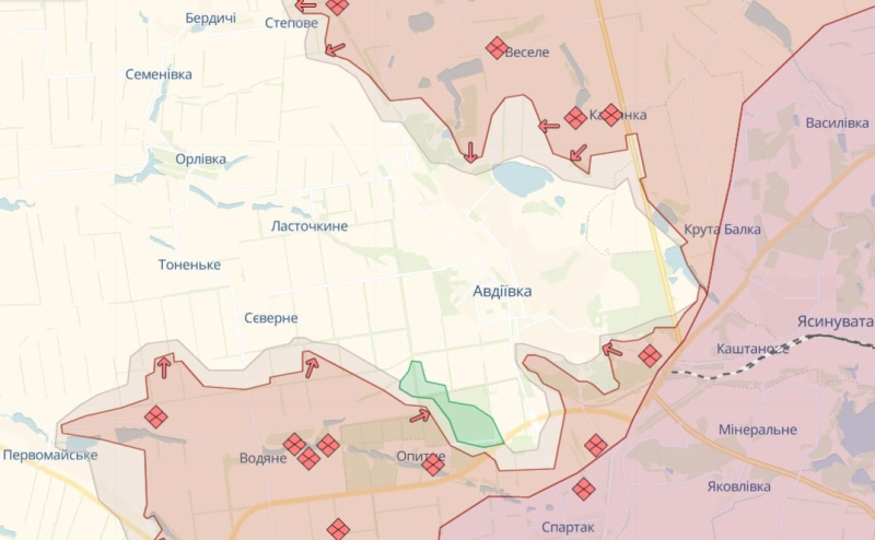 El enemigo supuestamente entró en Avdievka: lo que dicen el Estado Mayor y el experto militar