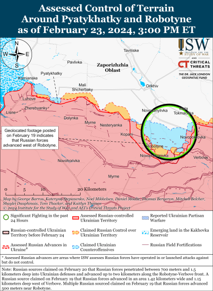 Mapa de operaciones militares al 24 de febrero de 2024: situación en el frente 