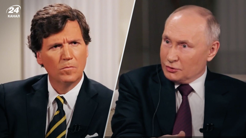 Putin concedió una entrevista a Tucker Carlson: lo principal de la conversación entre el propagandista y el presidente de Rusia