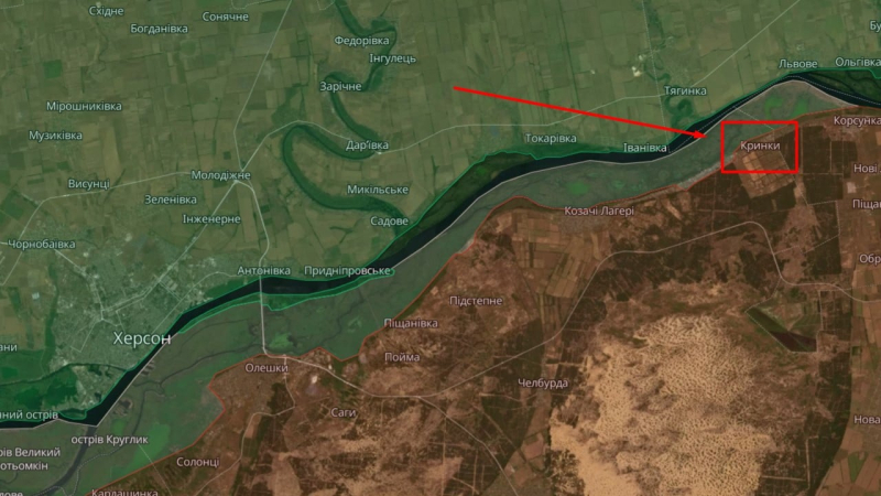 Krynki, región de Kherson: las Fuerzas de Defensa negaron la declaración de Shoigu sobre “ 