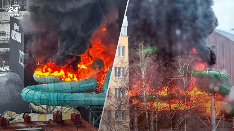 En Gotemburgo, Suecia, se incendió el complejo acuático del parque de atracciones más grande del país