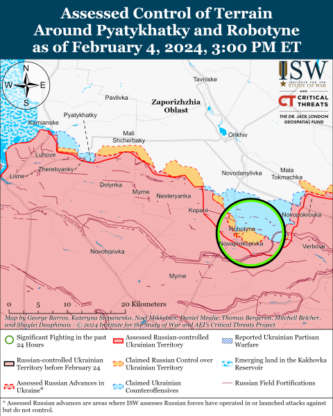 Mapa de operaciones militares el 5 de febrero de 2024: situación en el frente