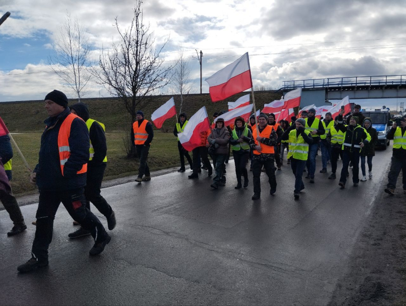 Los agricultores polacos anunciaron protestas a gran escala en Varsovia 