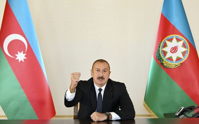Aliyev fue oficialmente anunciado ganador de las elecciones presidenciales en Azerbaiyán