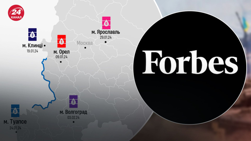 Siete importantes instalaciones rusas de infraestructura de petróleo y gas resultaron dañadas en un mes, según Forbes