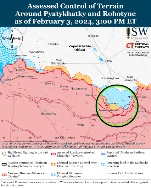 Mapa de operaciones militares el 4 de febrero de 2024: situación en el frente