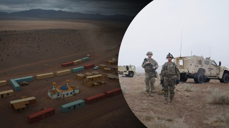 Un campo de entrenamiento militar en los EE. UU. 