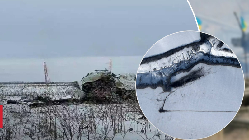 Las primeras imágenes de satélite del lugar del accidente de El Il ruso ha aparecido -76
