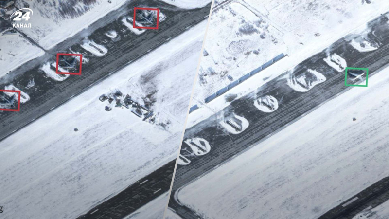 Más de 10 portamisiles en modo de espera: han aparecido imágenes de satélite del aeródromo Engels-2