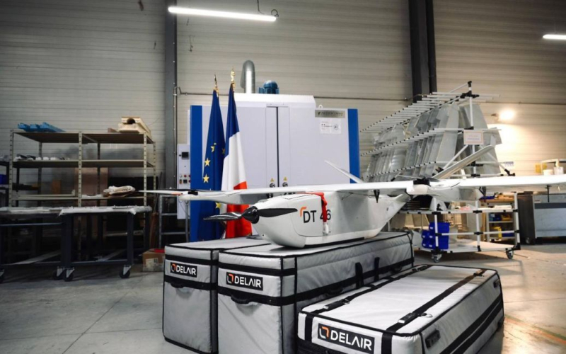 Francia encargó 100 drones Delair para Ucrania