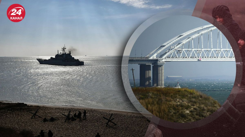 Los ocupantes proponen esconder barcos detrás del puente de Crimea : propagandistas realmente enojados