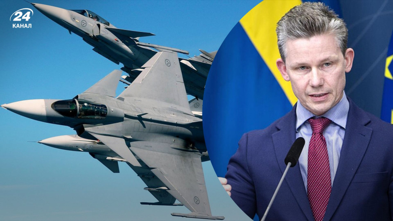 Las discusiones están en curso, Ministerio de Asuntos Exteriores sueco. Defensa sobre el suministro de aviones Gripen a Ucrania