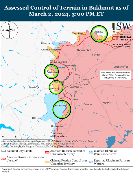 Mapa de operaciones militares el 3 de marzo de 2024: situación en el frente