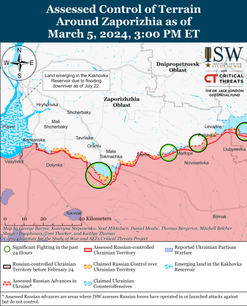 Mapa de operaciones militares el 6 de marzo de 2024: la situación en el frente
