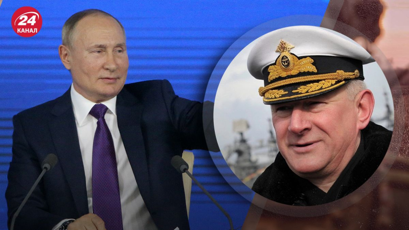 Por qué Putin despidió al comandante de la flota rusa: Gallyamov explicó lo que esto indica