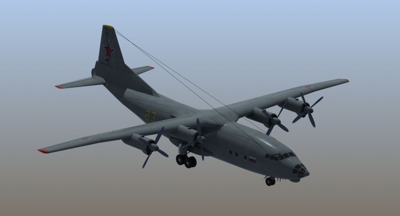 Avión militar An-12 se estrelló en Rusia 